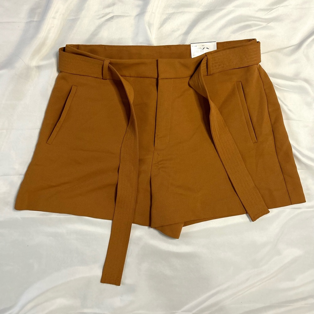 NWT Nine West Tan High Waist Shorts